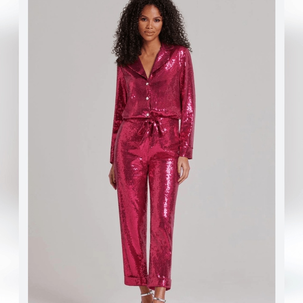 Nadine Merabi Jessie Co-Ord Hot Pink NWT Size SM